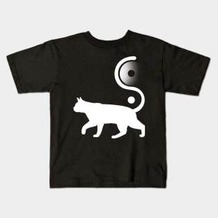 Ying Yang Cat Kids T-Shirt